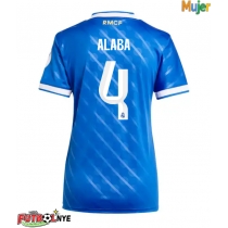 Camiseta Real Madrid David Alaba #4 Tercera Equipación para mujer 2025-26 manga corta